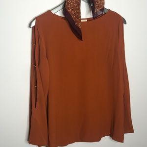 Michael Michael Kors Slit Sleeve Blouse (M)